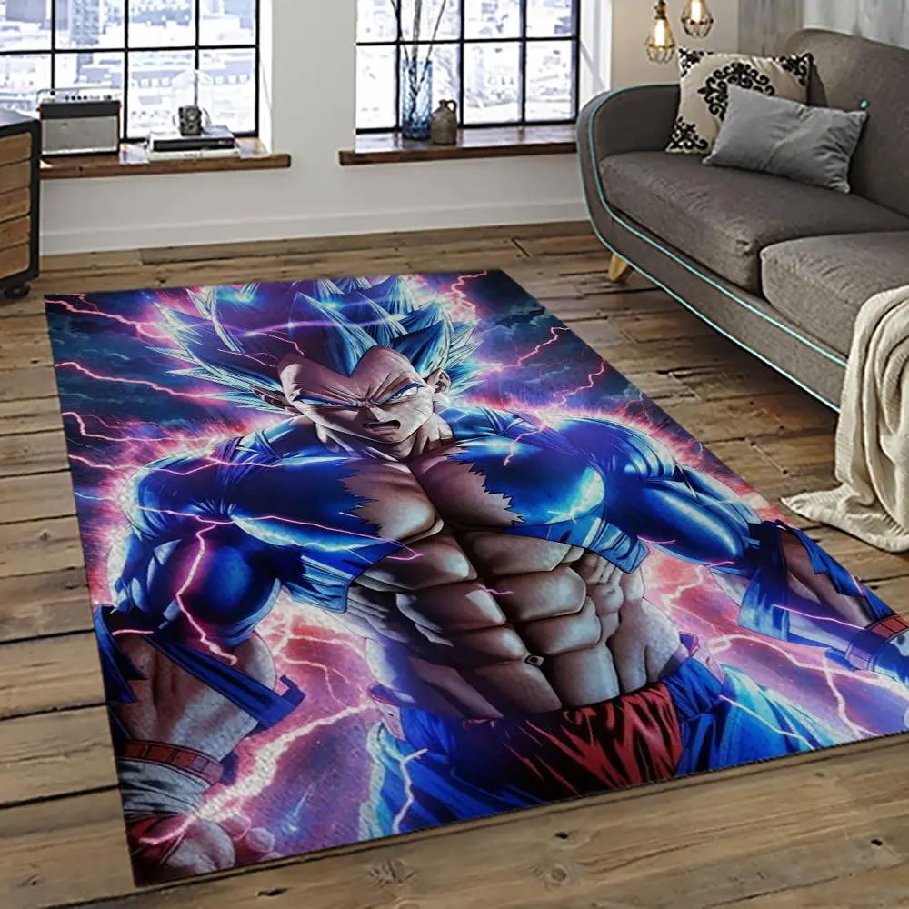 Goku characters cartoon movie carpet rectangle area rug for living room bedroom decor gku62 Rectangle Rug