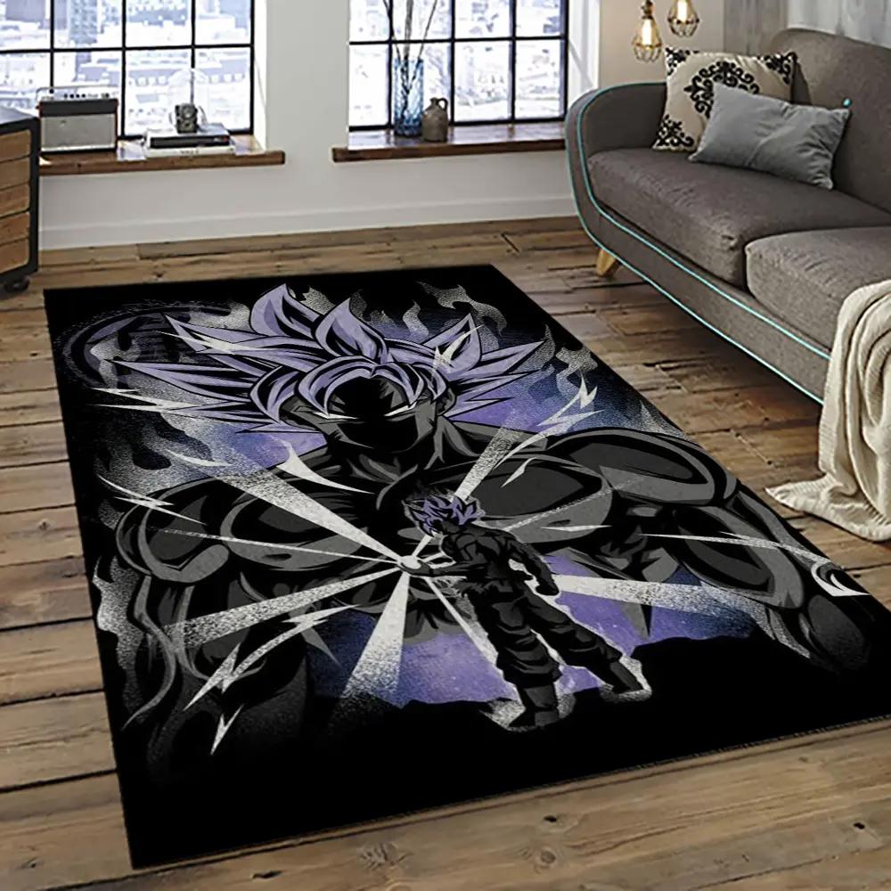 Goku characters cartoon movie carpet rectangle area rug for living room bedroom decor gku71 Rectangle Rug