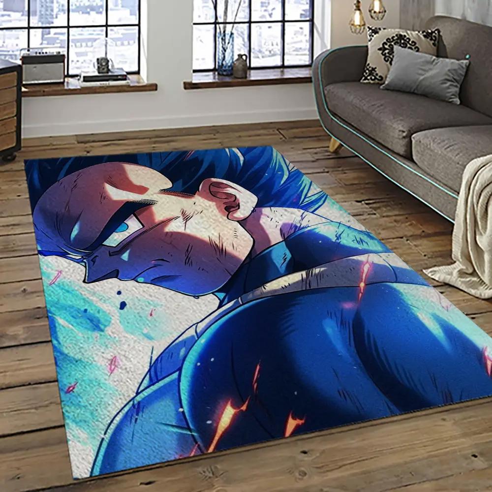Goku characters cartoon movie carpet rectangle area rug for living room bedroom decor gku93 Rectangle Rug
