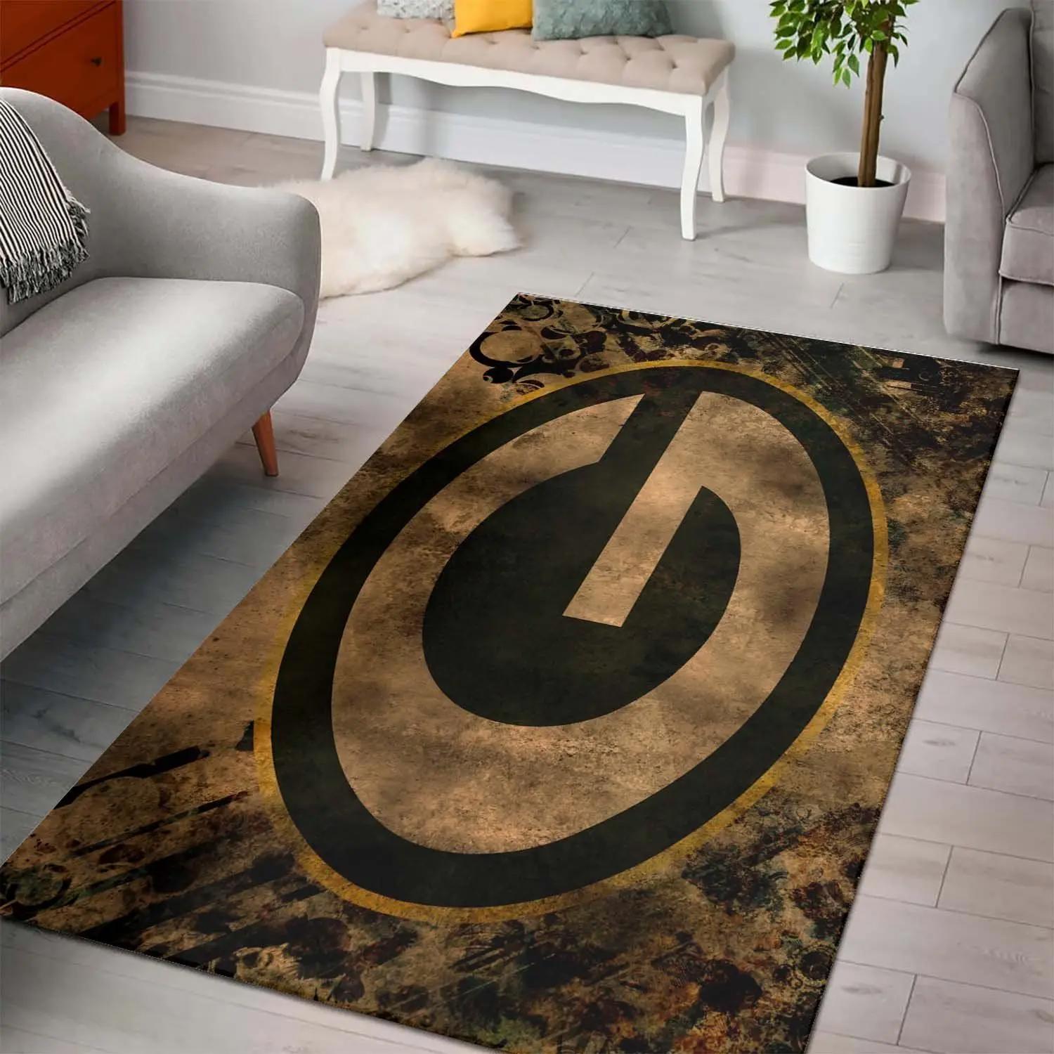 Green bay packers nfl football carpet living room rug regtangle carpet v1499 Rectangle Rug