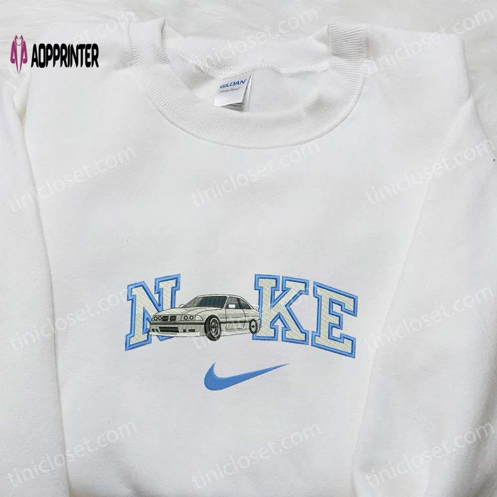 Grey car x nike embroidered shirt & transportations hoodie: best gift ideas Embroidered Shirt