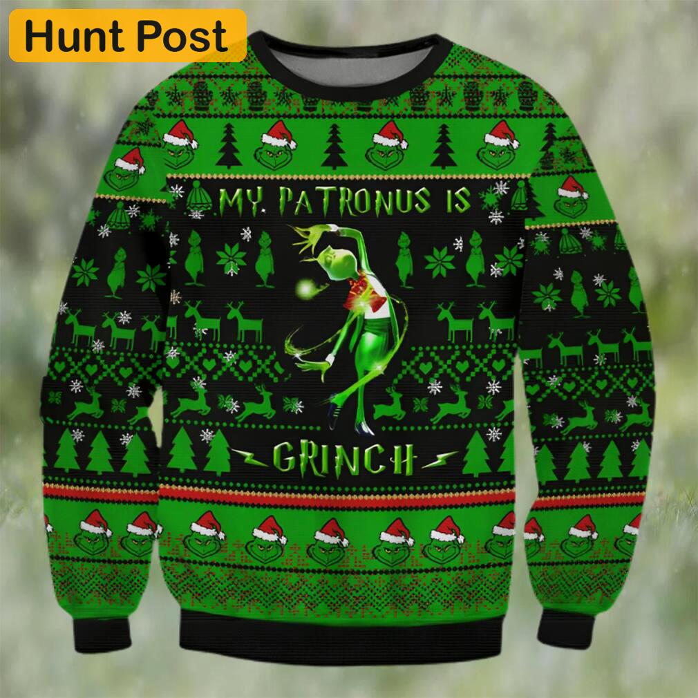 Grinch patronus ugly christmas sweater Christmas Ugly Sweater