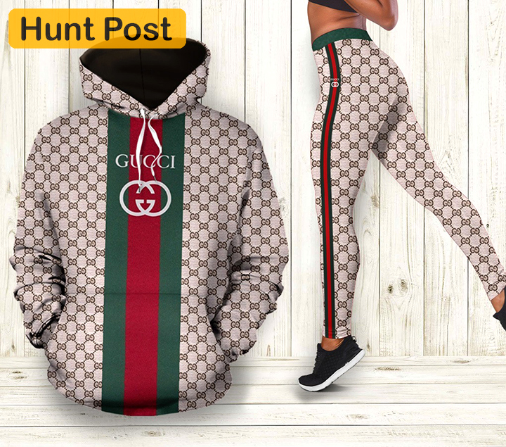 Gucci 3d all over print hoodie leggings set 186 hcst 16 Hoodie Leggings Set