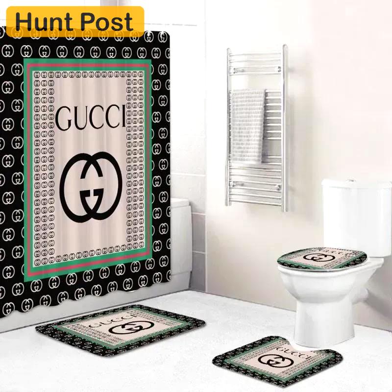 Gucci bath mat luxury fashion brand home decor bathroom sets hypebeast Bathroom Set