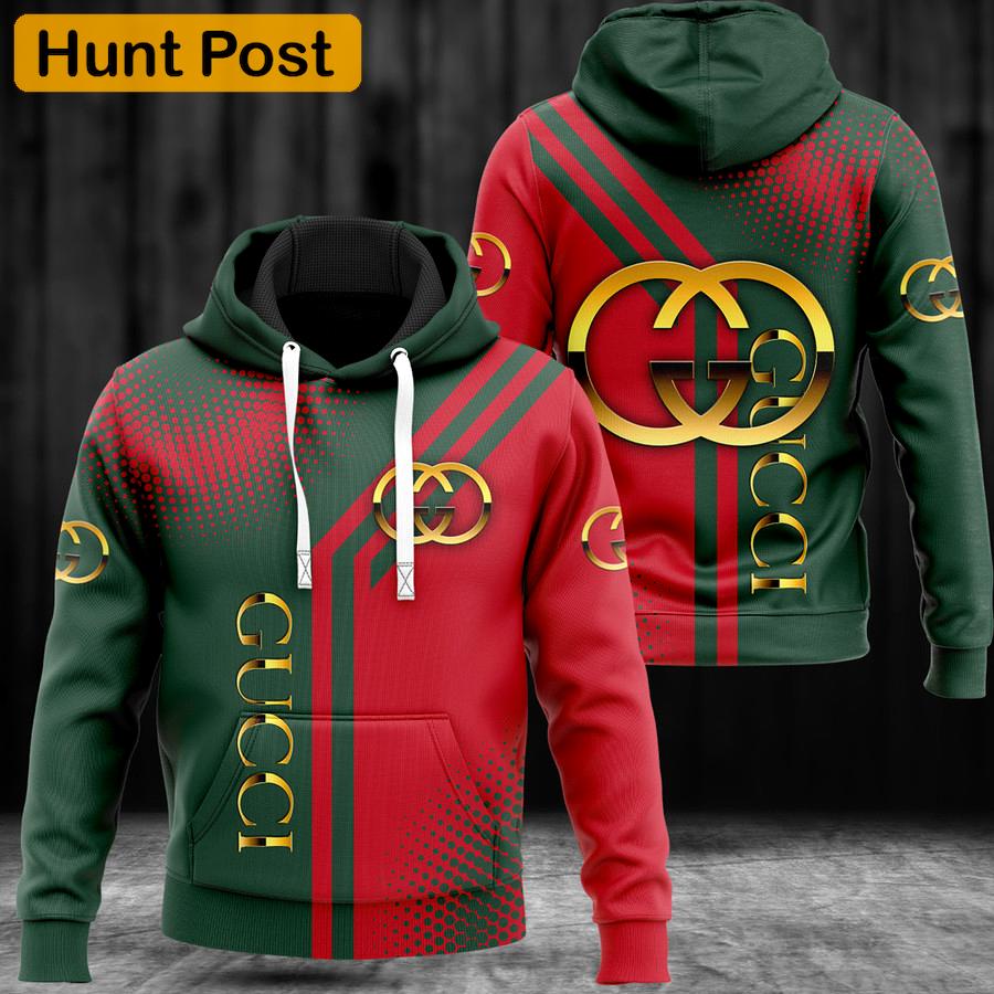Gucci green red luxury brand premium hoodie for men women Hoodie 3D