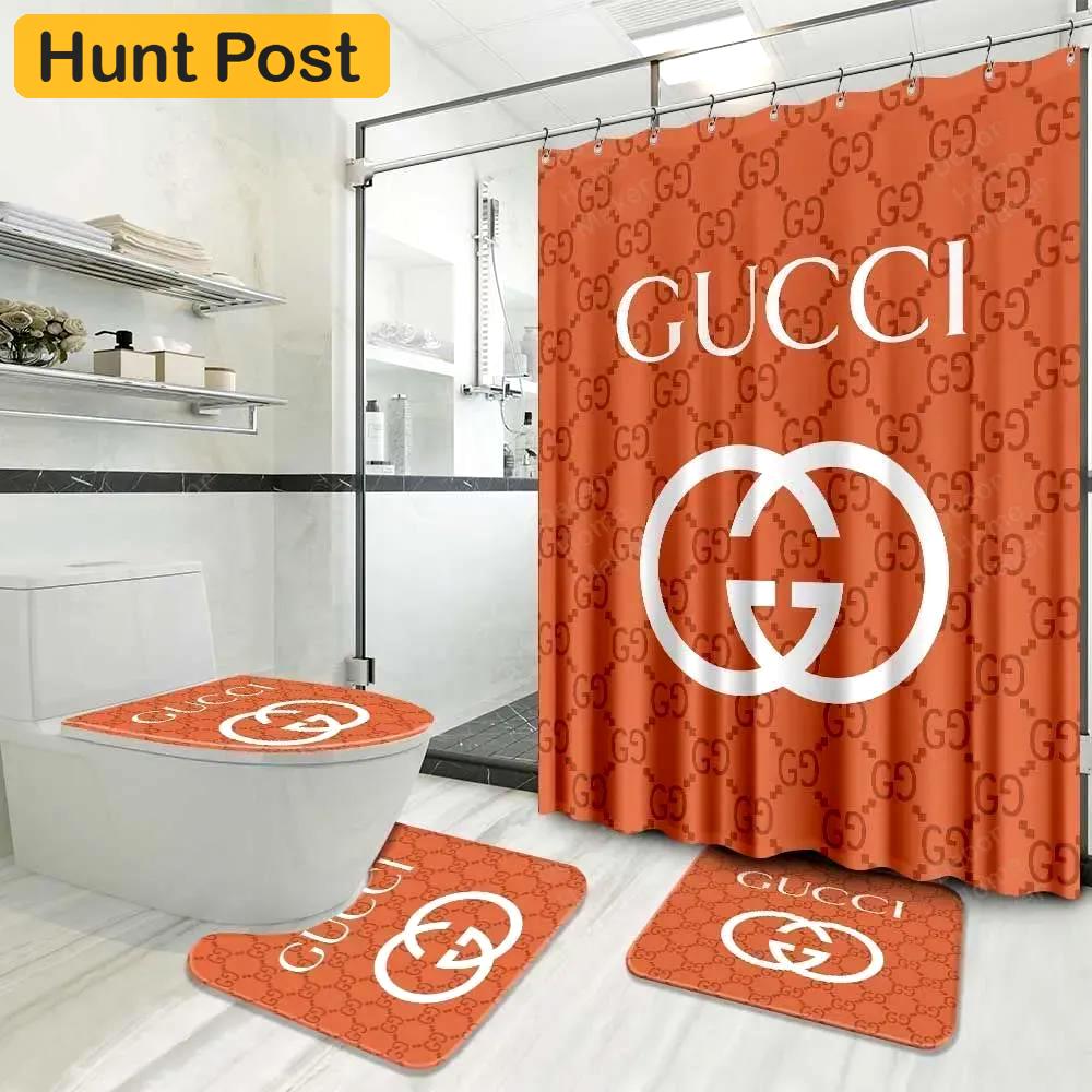 Gucci hypebeast bath mat home decor luxury fashion brand bathroom sets Bathroom Set