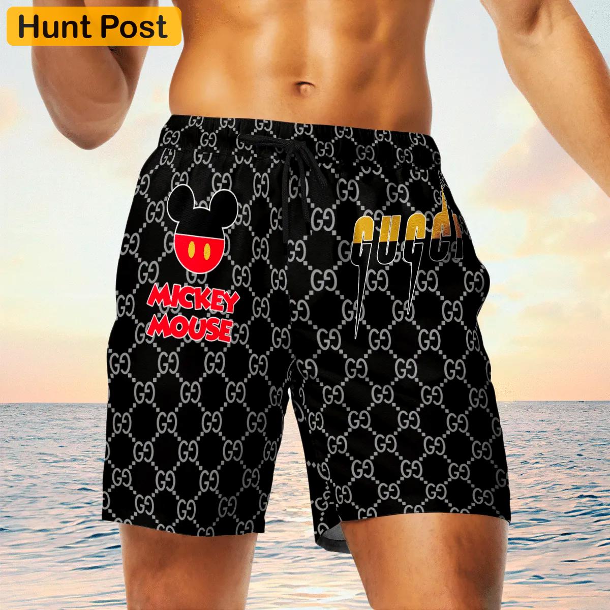 Gucci mickey mouse luxury brand premium fashion shorts for men luxury summer outfit trending 2023 68 Shorts For Ment