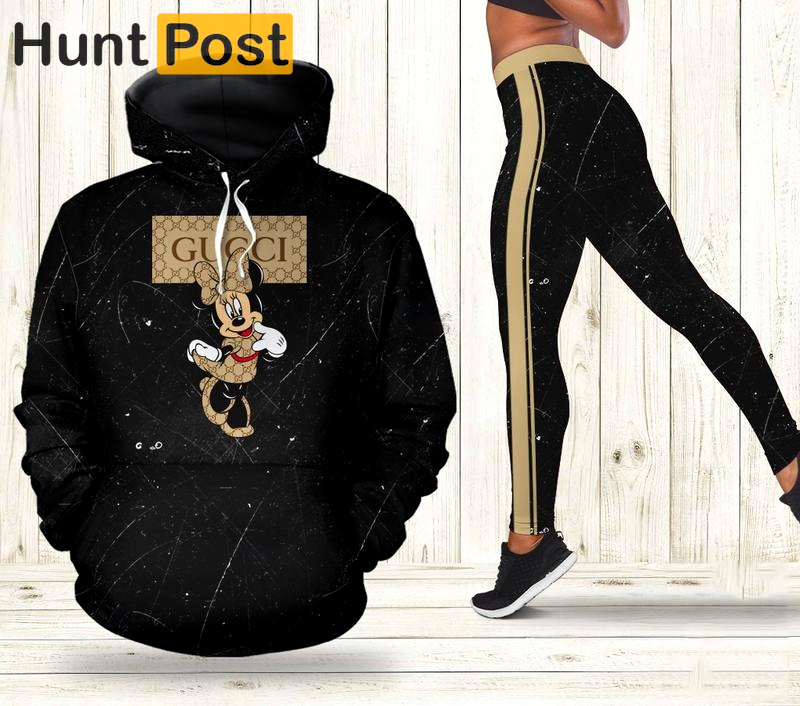 Gucci minnie mouse all over print hoodie leggings set disney gift 183 hcst 19 Hoodie Leggings Set