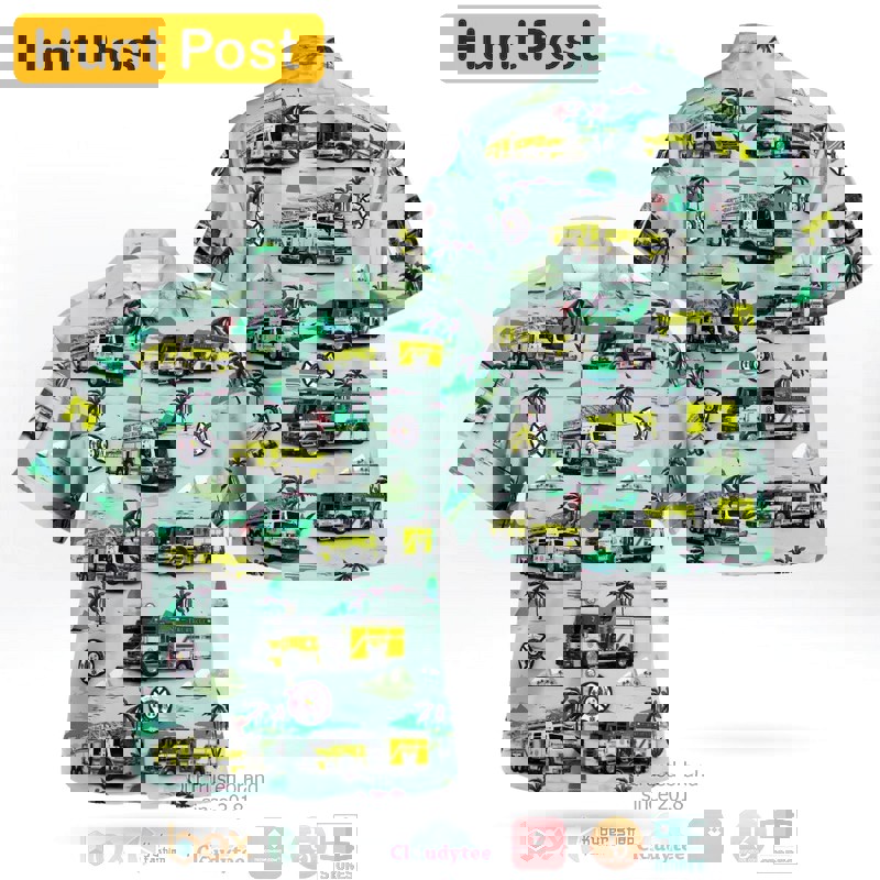 Hallandale beach florida fire rescue hawaiian shirt Hawaii Shirt Shorts & Flip Flops