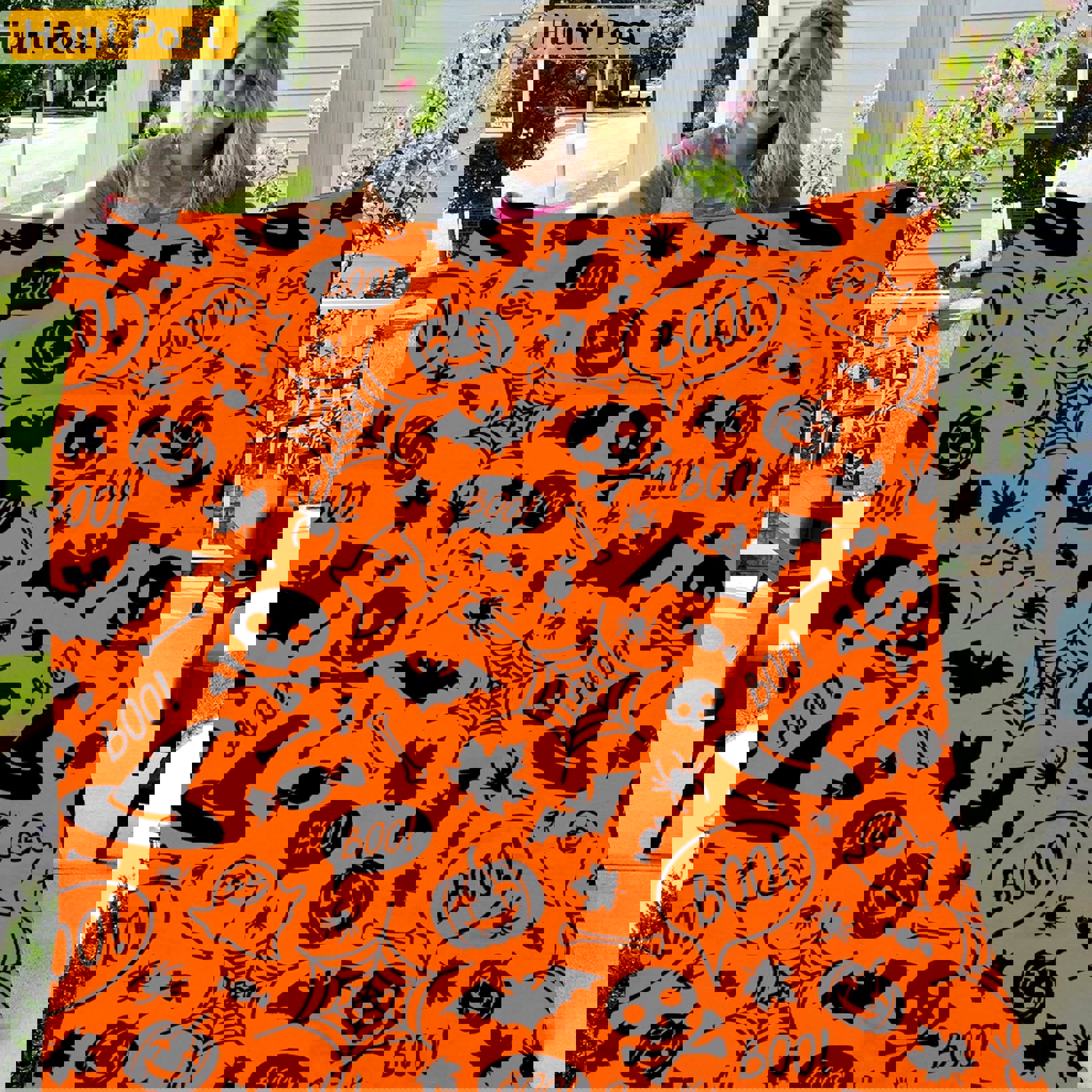 Halloween decorations candy ghost boo halloween gift fleece blanket – quilt blanket fleece blanket, blanket sofa bed, 3d blanket Quilt Blanket