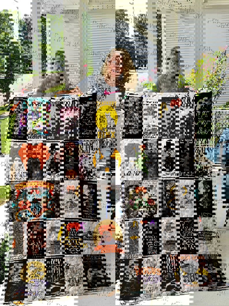 Halloween decorations hocus pocus halloween poster quilt Quilt Blanket