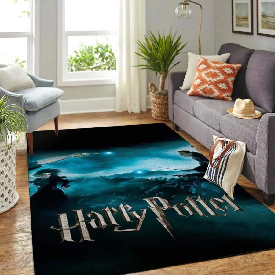 Harry potter area rug living room rug home decor floor decor rcdd81f30515 Rectangle Rug