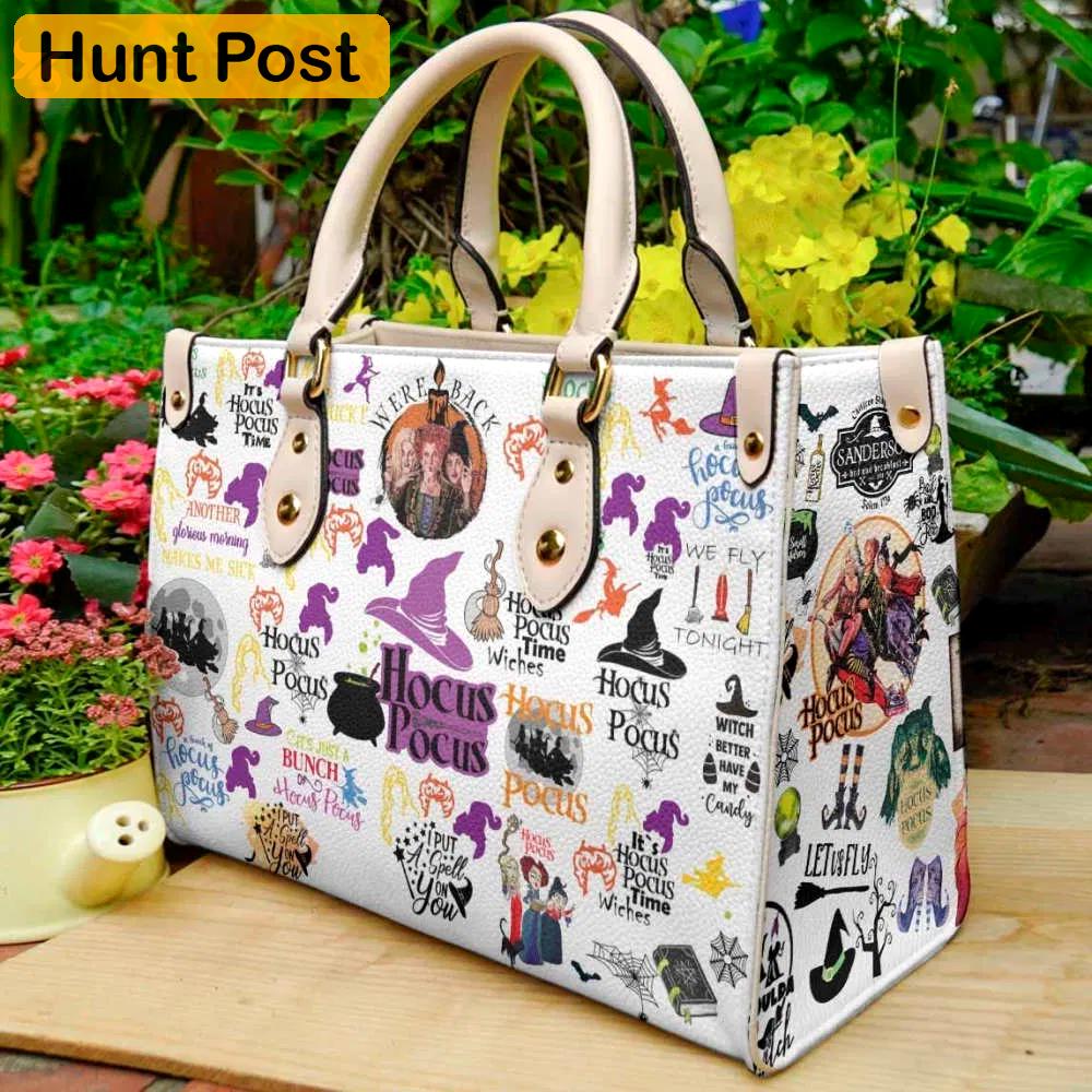 Hocus pocus leather bag for women gift 860 Women Leather Hand Bag