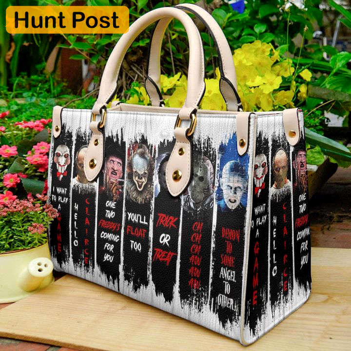 Horror 2 leather bag for women gift 916 Women Leather Hand Bag