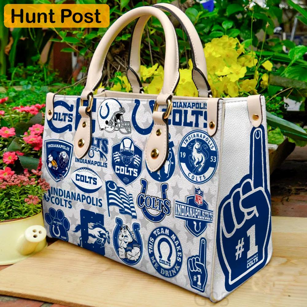 Indianapolis colts leather bag for women gift 1969 Women Leather Hand Bag