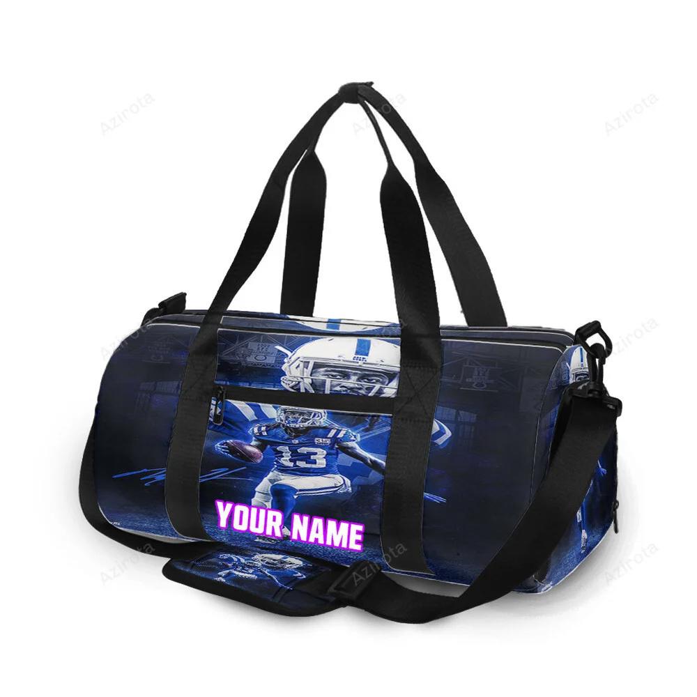 Indianapolis colts ty hilton5 personalized name travel bag gym bag 1807 Travel Bag