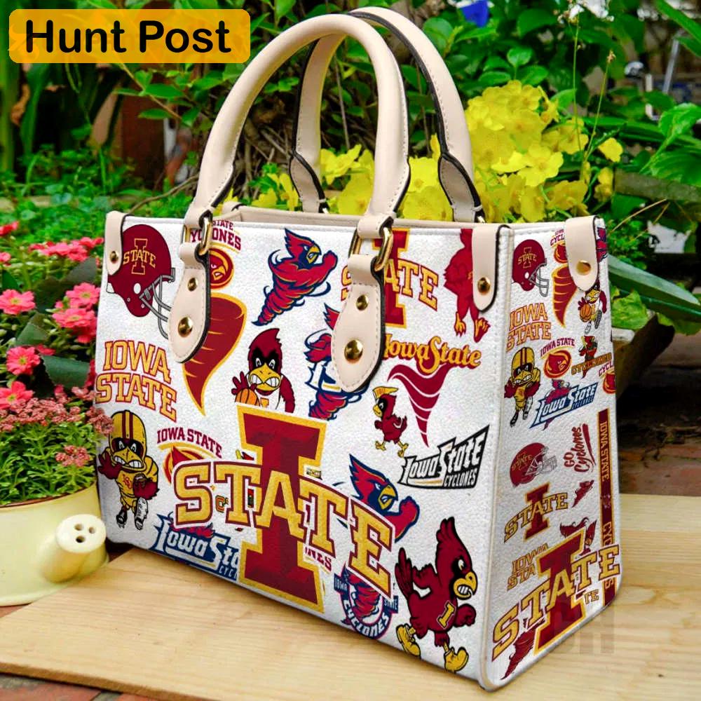 Iowa state cyclone leather handbag 1 3383 Women Leather Hand Bag