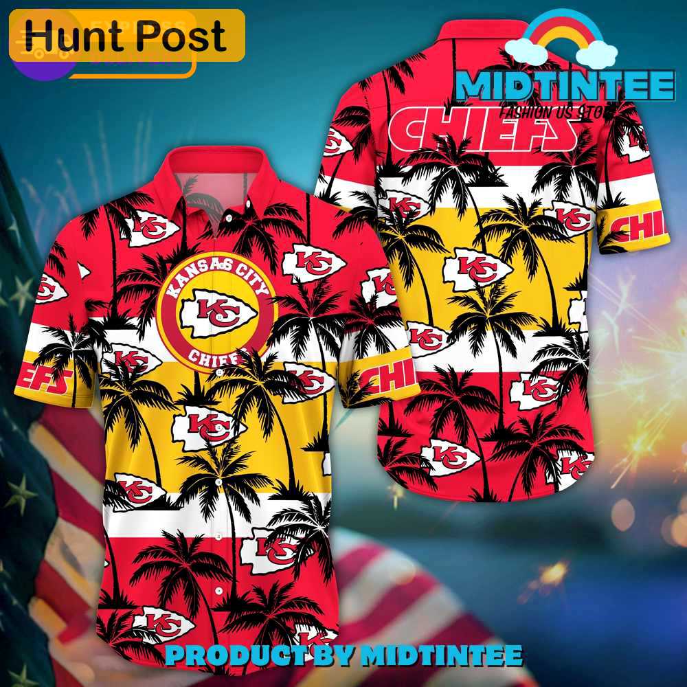 Kansas city chiefs trending summer hawaiian shirt Hawaii Shirt Shorts & Flip Flops