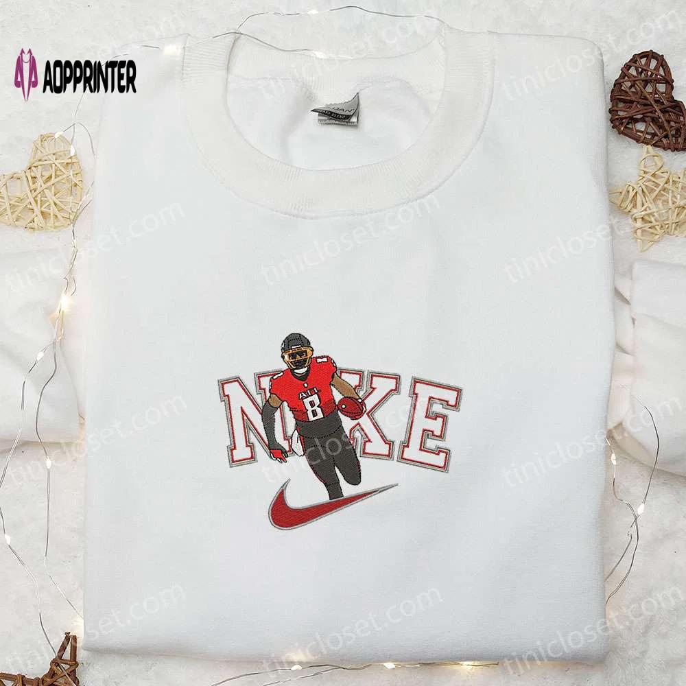 Kyle pitts x nike embroidered shirt & hoodie: nfl sports & celebrity apparel Embroidered Shirt