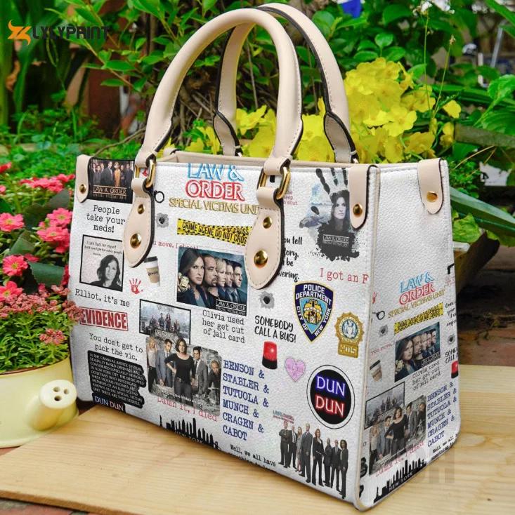 Law & order 1 leather handbag gift for women 547 Women Leather Hand Bag