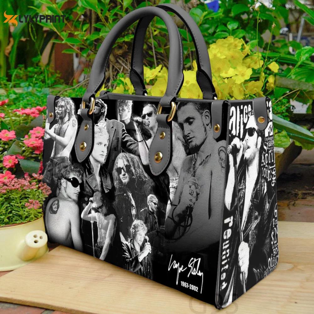 Layne staley leather hand bag gift for women’s day: perfect women s day gift – g95 3867 Women Leather Hand Bag