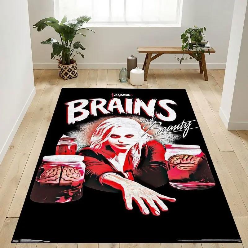 Liv moore dc comics tv izombie brains and baeuty area rug living room and bed room rug rug regtangle carpet floor decor home decor Rectangle Rug