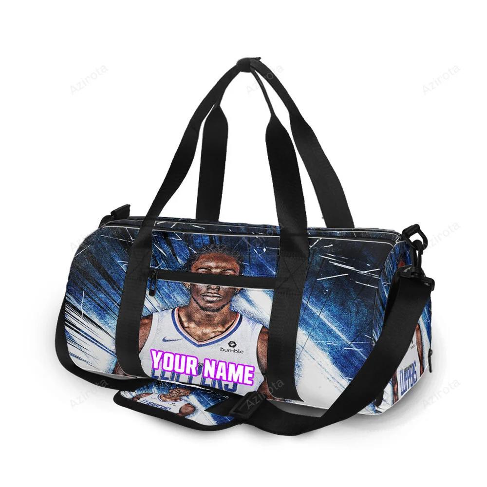 Los angeles clippers johnathan motley personalized name travel bag gym bag 1536 Travel Bag