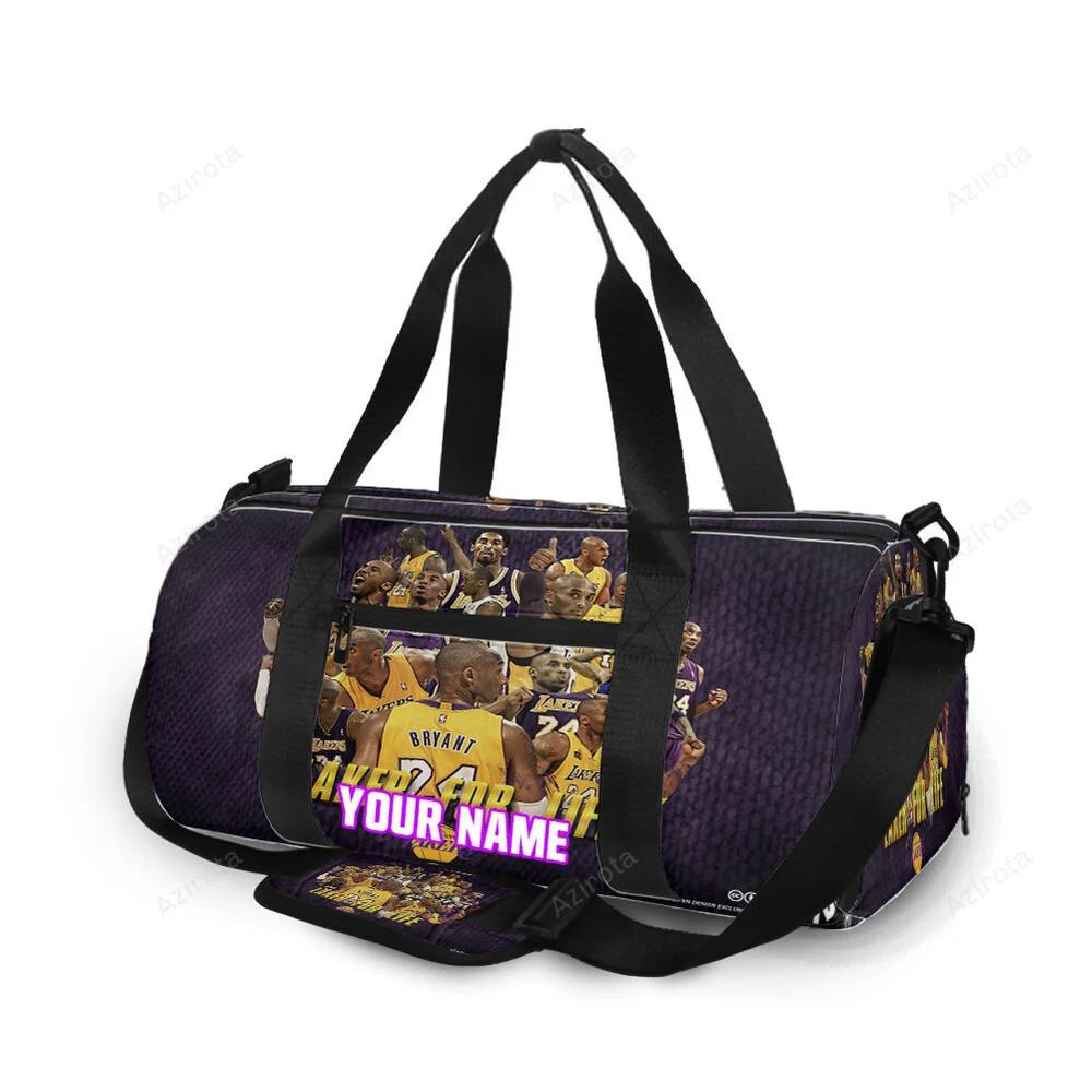 Los angeles lakers players v16 personalized name travel bag gym bag 735 Travel Bag