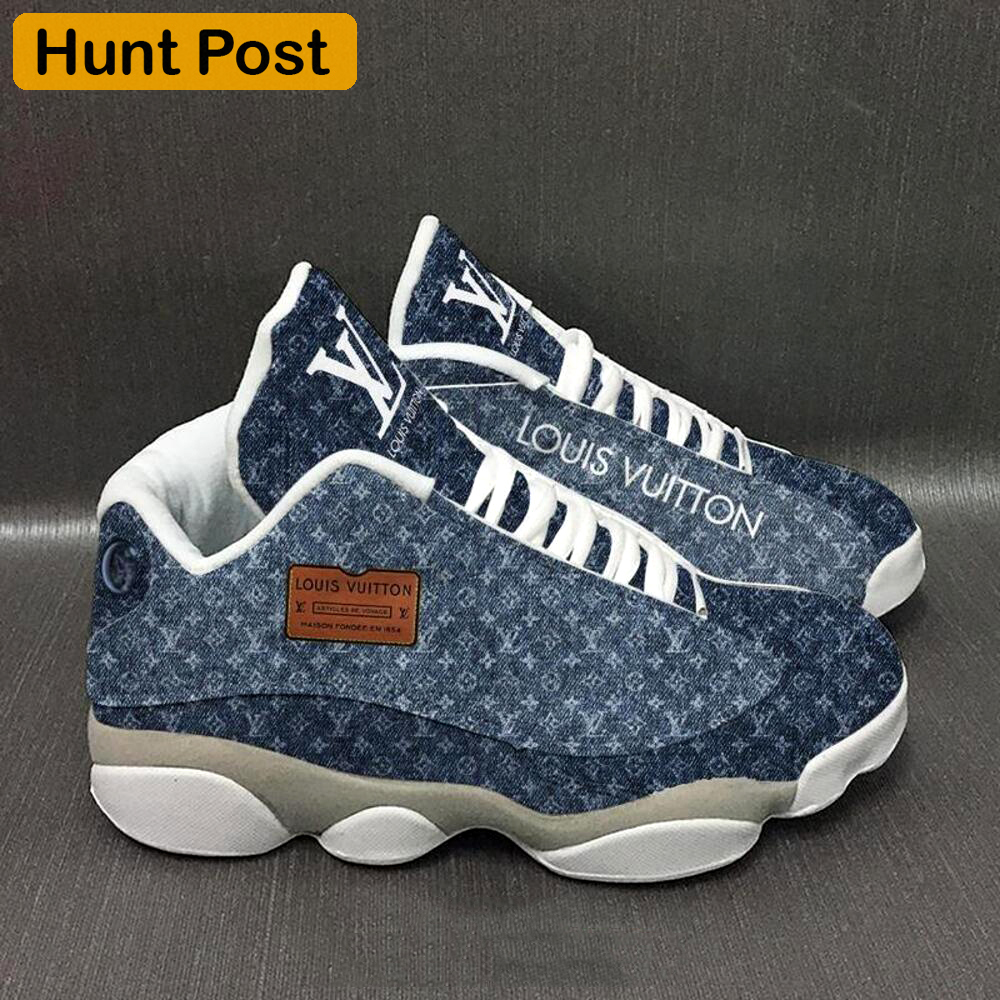 Louis vuitton blue louis vuittons hot Air Jordan 13 Shoes Gifts For Men Women Full Size Sneakers For Fans