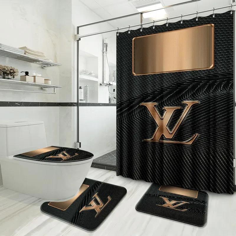 Louis vuitton hypebeast bath mat home decor luxury fashion brand bathroom sets Bathroom Set