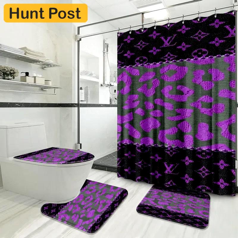 Louis vuitton hypebeast luxury fashion brand bathroom sets bath mat home decor Bathroom Set