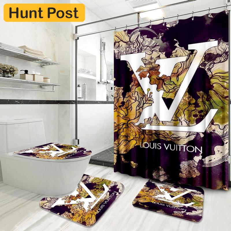 Louis vuitton luxury fashion brand bathroom sets home decor hypebeast bath mat Bathroom Set