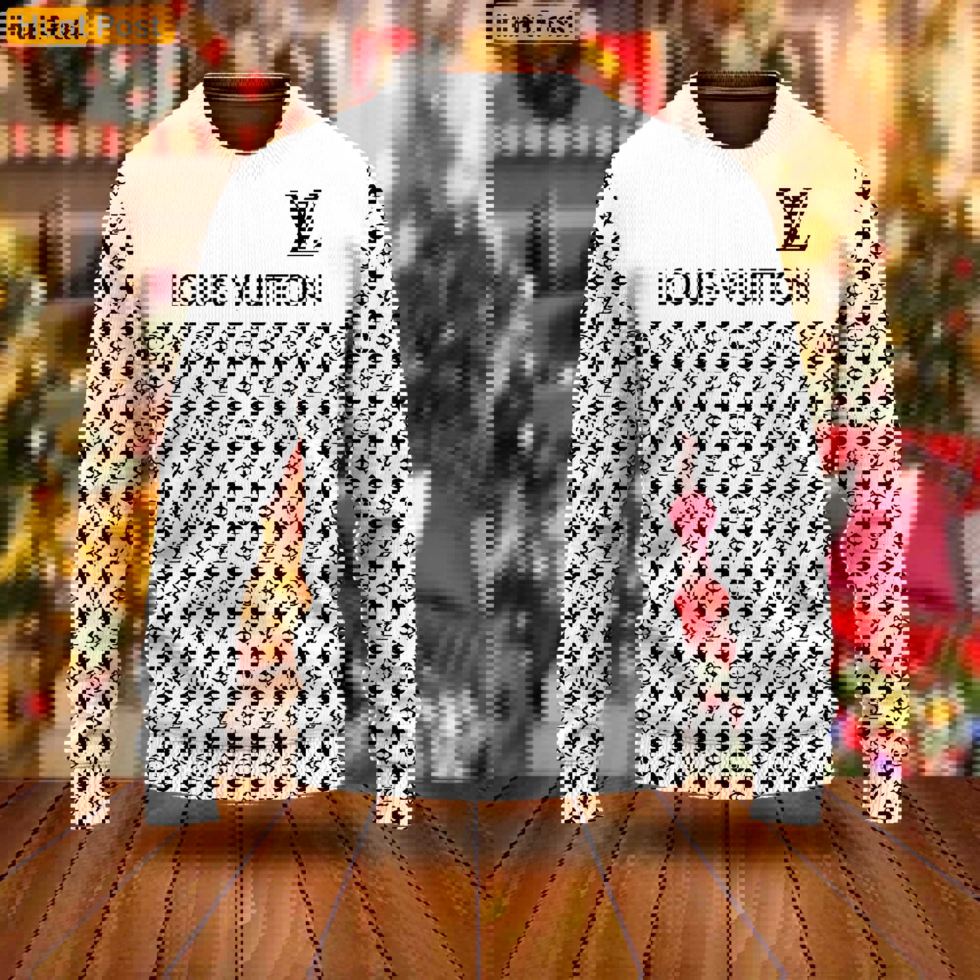 Louis vuitton luxury ugly christmas sweater hot 2024 style 982 Christmas Ugly Sweater