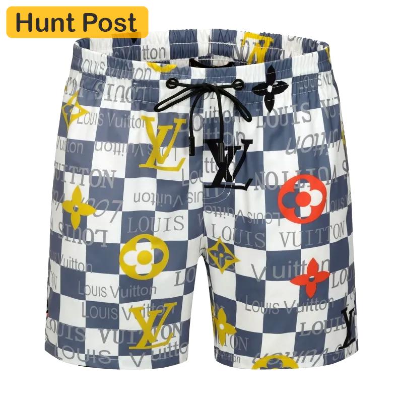 Louis vuitton new 3d lv luxury all over print shorts pants for men 108 Shorts For Ment