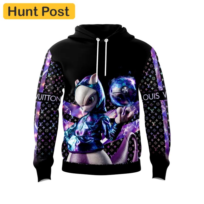 Louis vuitton pokemon colorful unisex hoodie outfit for men women luxury brand clothing special gift Hoodie 3D