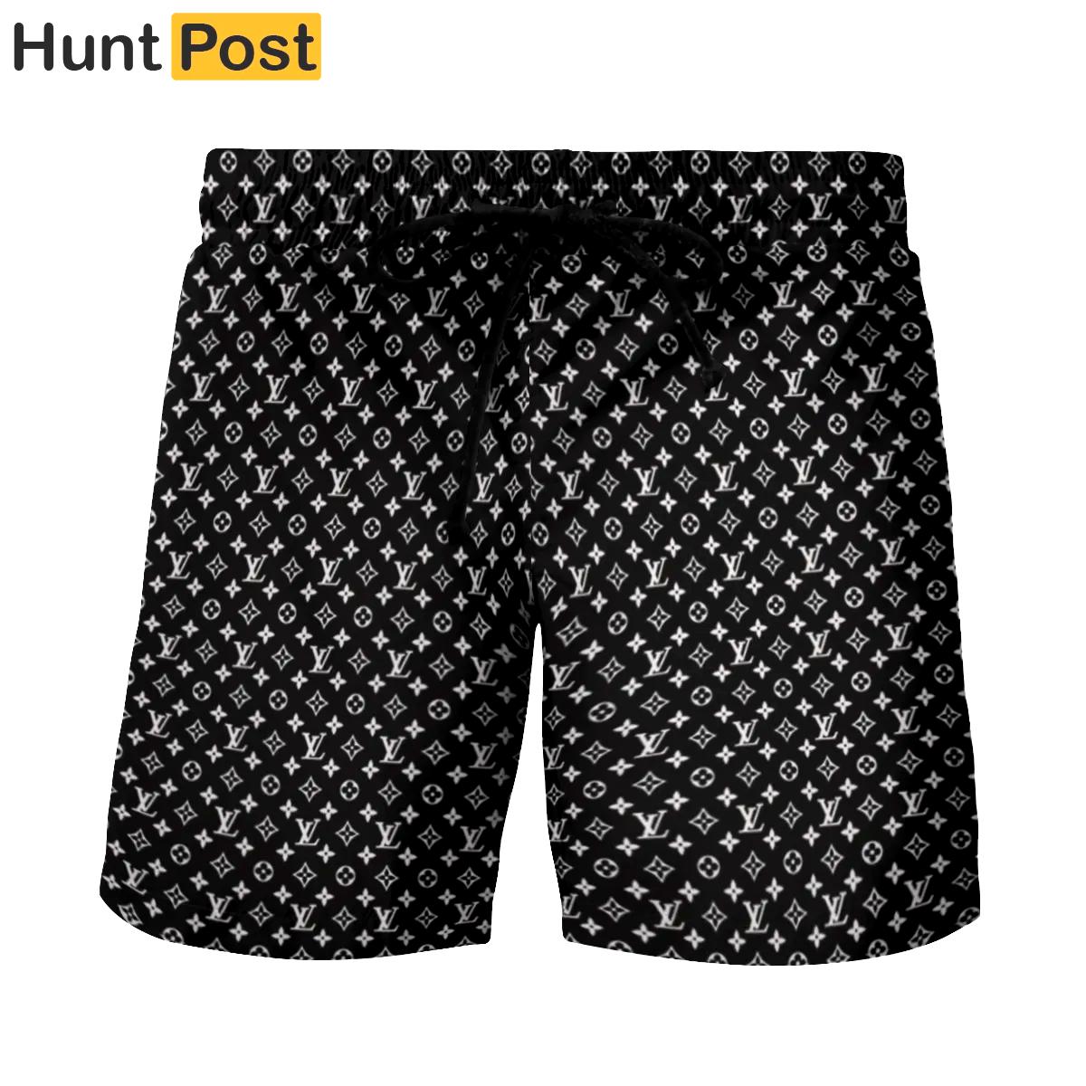 Louis vuitton trending luxury all over print shorts beach for men luxury summer outfit trending 2023 25 Shorts For Ment