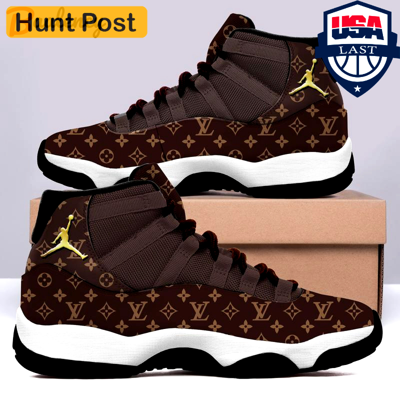 Louis vuitton ver 4 air jordan 11 sneaker for men women Air Jordan 11