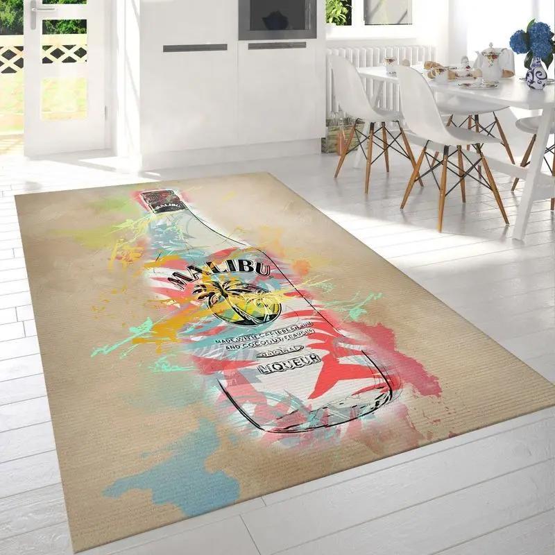 Malibu 1 area rug living room and bed room rug rug regtangle carpet floor decor home decor Rectangle Rug