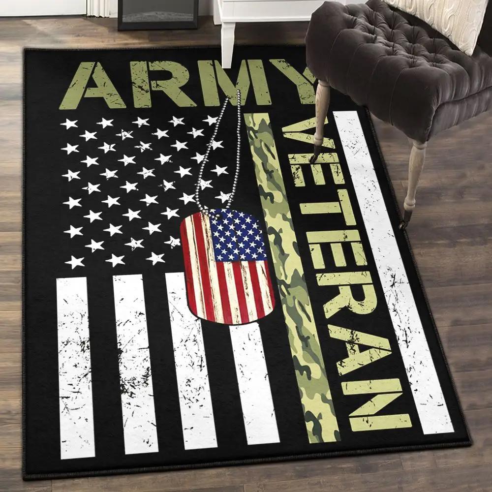 Marines modern rugs, us army veteran gs cl rug Rectangle Rug