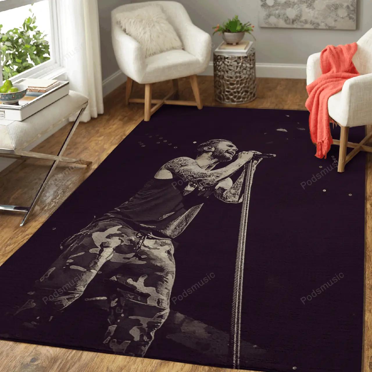 Maroon 5 13 music art for fans area rug living room carpet rug regtangle carpet floor decor home decor Rectangle Rug