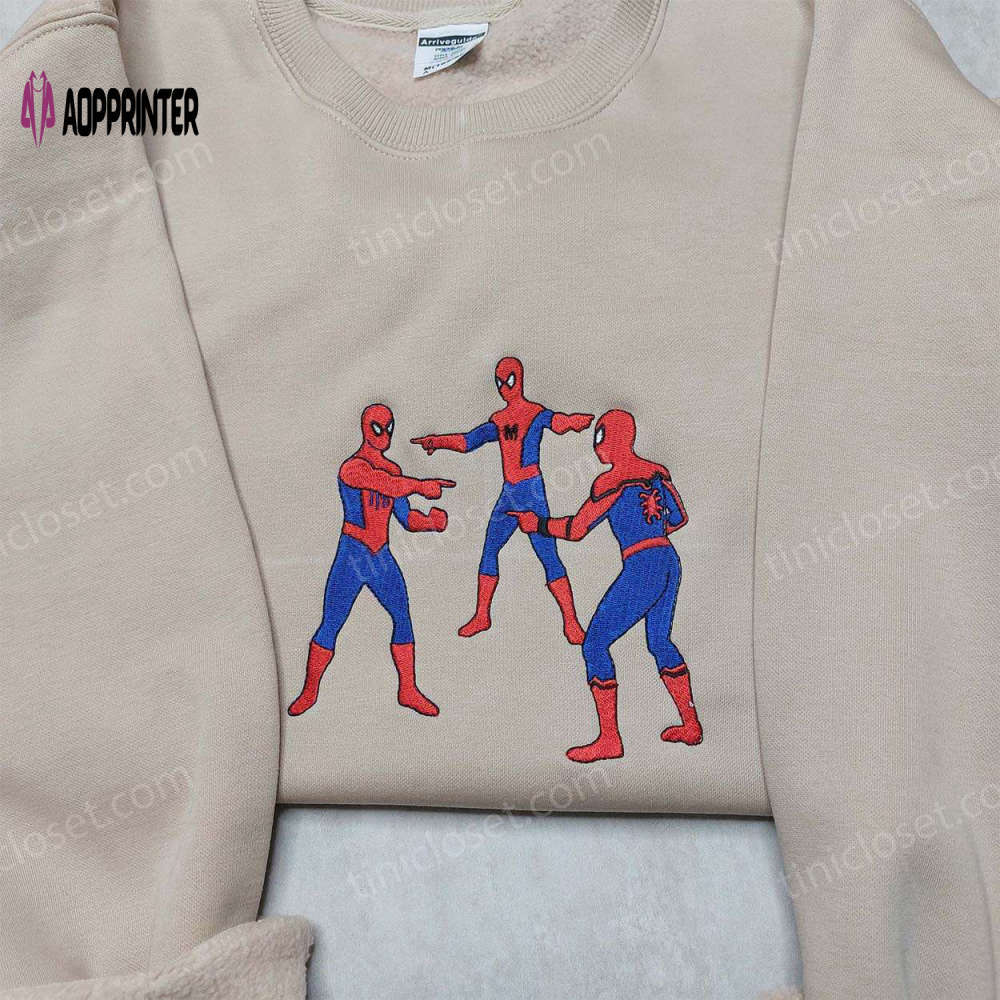 Marvel spider-man embroidered shirt no way home hoodie & sweatshirt: exclusive collection Embroidered Shirt