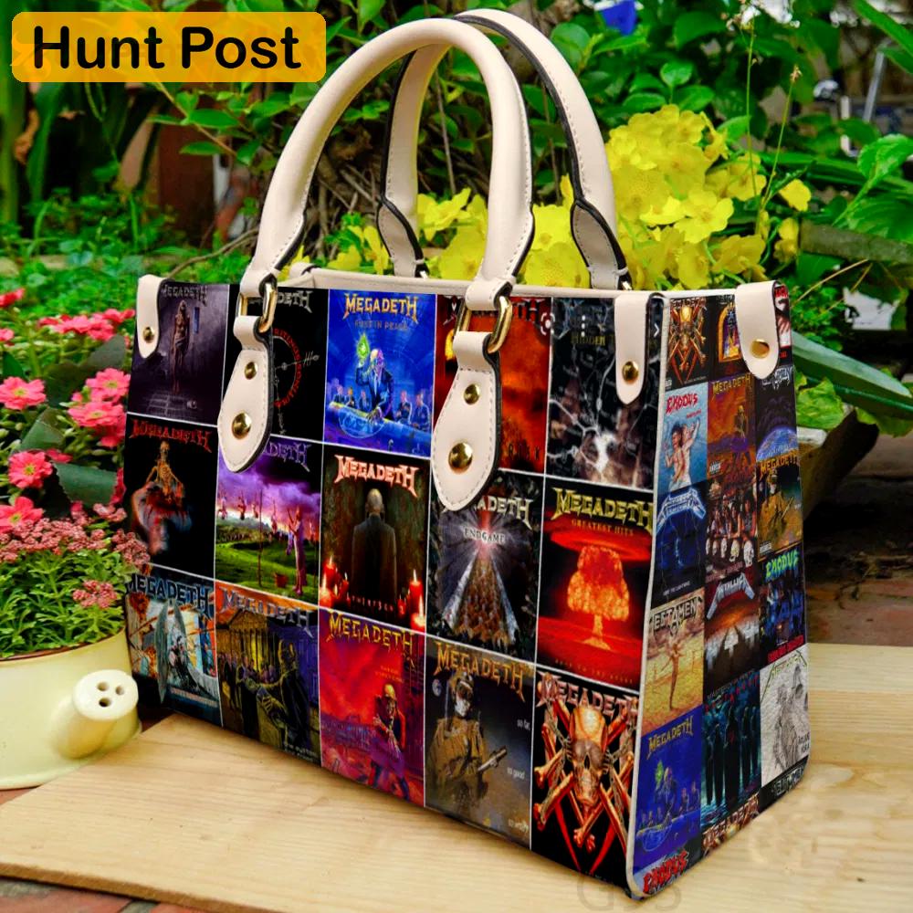 Megadeth 1 leather handbag for women gift 2420 Women Leather Hand Bag