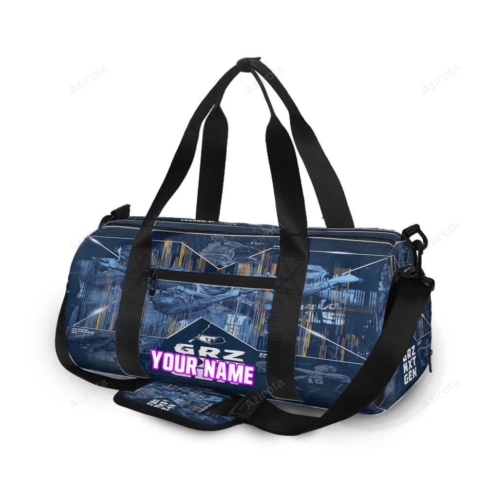 Memphis grizzlies team v1 personalized name travel bag gym bag 1247 Travel Bag