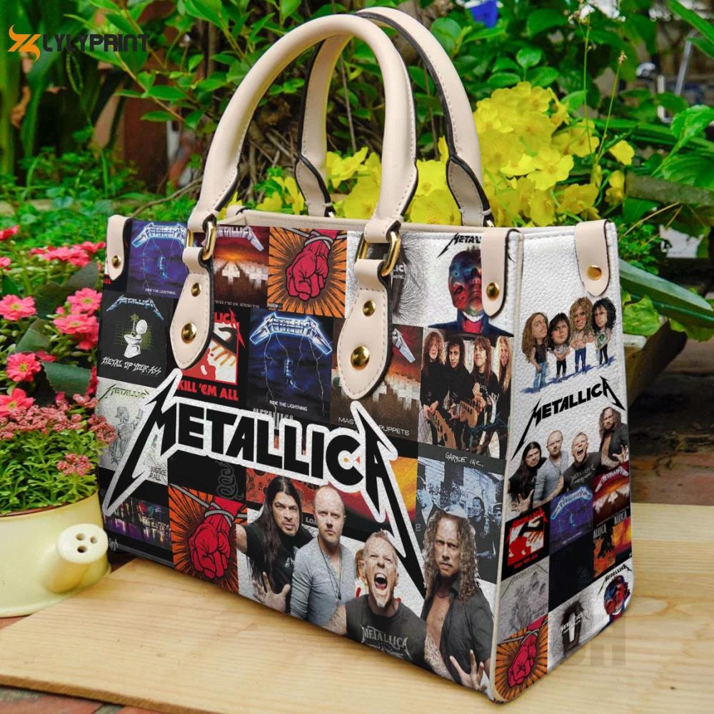 Metallica 1 leather handbag gift for women 612 Women Leather Hand Bag