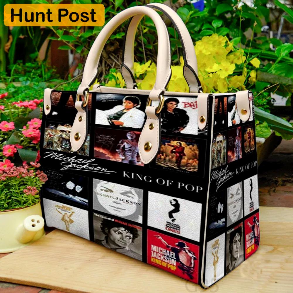 Michael jackson 2 leather hand bag gift for women’s day: perfect women s day gift g95 42 Women Leather Hand Bag