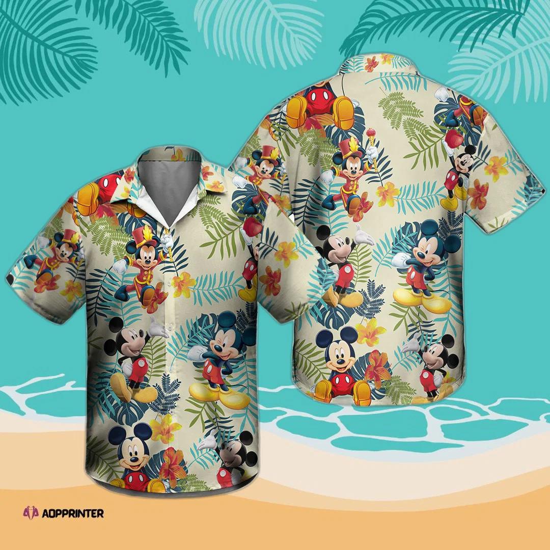 Mickey aloha 3d all over print tropical summer vacation hawaiian shirt 023 Hawaii Shirt