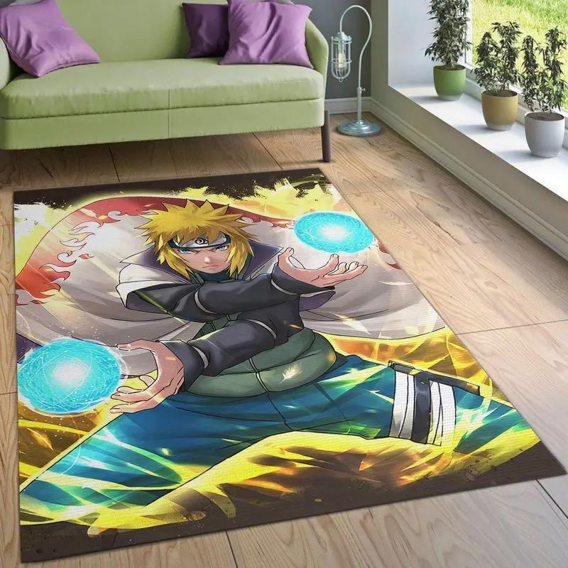 Minato naruto shippoden anime area rug living room and bed room rug Rectangle Rug