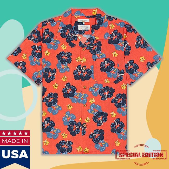 Modesens merch arthur flower hawaiian shirt Hawaii Shirt Shorts & Flip Flops