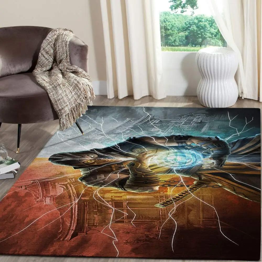 Mortal kombat fn050212 gaming area rug rug regtangle carpet floor decor home decor Rectangle Rug