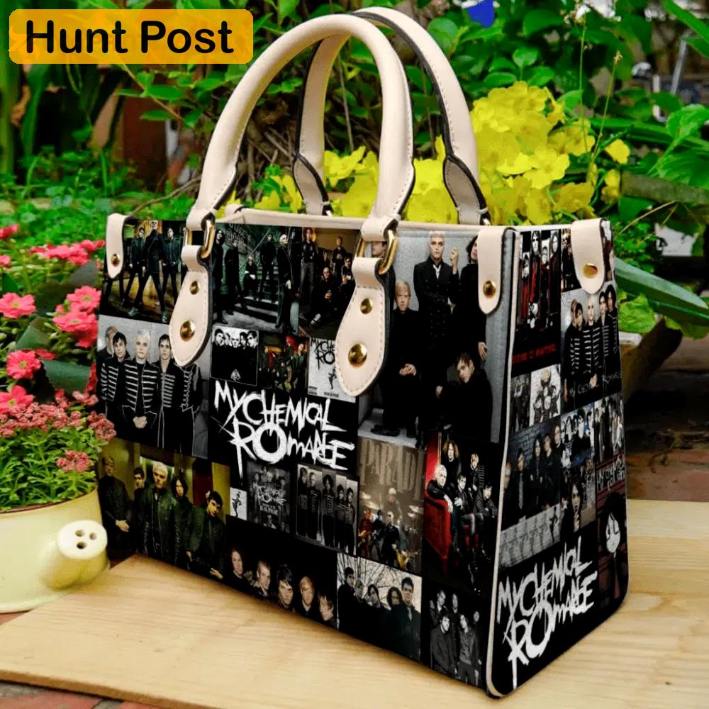 My chemical romance leather handbag gift for women 4489 Women Leather Hand Bag
